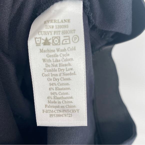 Everlane Pants Black Curvy Side Zip Stretch Office Quiet Luxury Cropped 8 - Picture 12 of 12